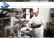 Tablet Screenshot of chainrestaurantsolutions.com